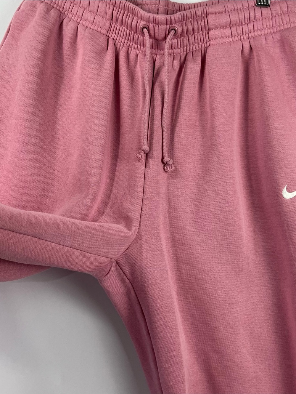 Nike Cotton Blend Baggy Fleece Joggers Elastic Waist Pockets M - Picture 7 of 11